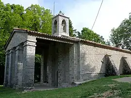 The church of Saint-Lambert, in Caussols