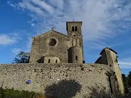 The church in Cavanac