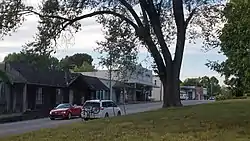 Downtown Cave Springs looking north along Highway 112.