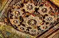 HDR image of carvings on the ceiling of Mahadev Temple.