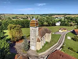 The church in Cenans