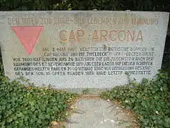 Monument to victims of Cap Arcona in Klütz