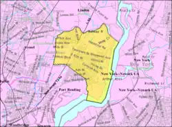 Census Bureau map of Carteret, New Jersey.png