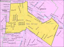 Census Bureau map of Cresskill, New Jersey