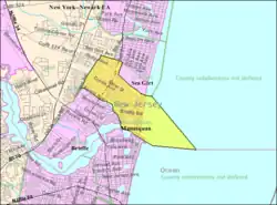 Census Bureau map of Manasquan, New Jersey