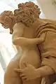 Centaur embracing a bacchante, terracotta, 1775-1778