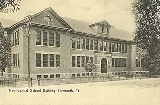 The Central High School in Plymouth, PA (built 1906).