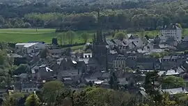 The town centre of Bourbriac