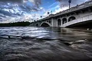 The Centre Street Bridge in Calgary (June 21, 2013).