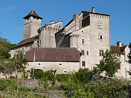 The château in Salvagnac-Cajarc