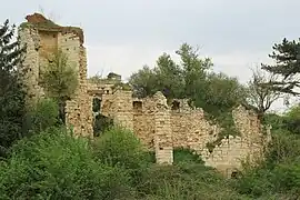 The chateau ruins in Mailly-Raineval