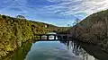 Bridge on the river Loue