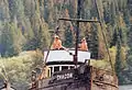 Thillman and Art Wallace aboard the Chacon being towed to Anchorage.