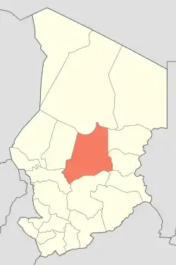 Haraze Djombo Kibet is located in Chad