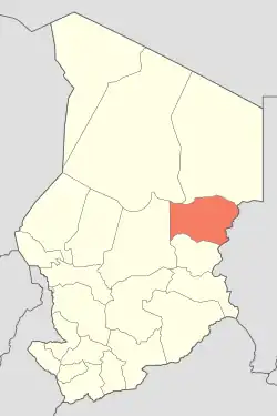 Mata is located in Chad