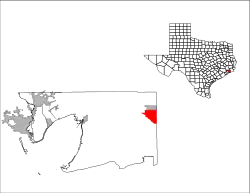 Location of Stowell, Texas