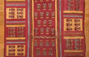 Chancay sleeved tunic with flying condors