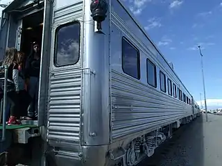 The Santa Fe "Diablo Canyon" Coach Car #3079 was built by the Budd Company in 1937.