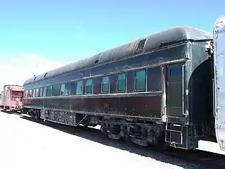 Different view of the Southern Railway Business Car built in 1897.