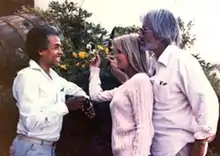 Chandran Rutnam with John Derek and Bo Derek