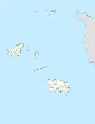 Fremont Point transmitting station is located in Channel Islands