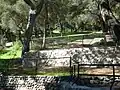 Southwest view of picnic area