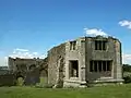 Rear view of the chapter house.