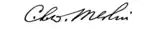 Signature reading "C.L. Merlin", written in a flowing hand.