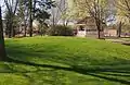 Public Square with precontact Native American burial mound