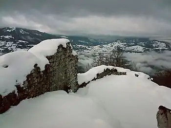 Ruins of the chateau of Mirabat