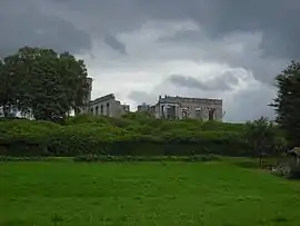 The ruins of the chateau in Cerisy