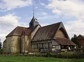 The church in Chauffour-lès-Bailly