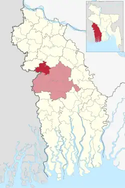 Location of Chaugachha