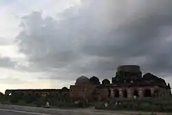 South facing view of Chaurasi Gumbad