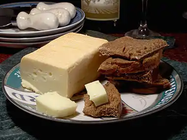 Image 15Limburger cheesePhoto credit: Jon Sullivan/Pharaoh HoundA plate of Limburger cheese and pumpernickel bread. Limburger originated from Limburg, Belgium, and is known for its strong odor, which is due in part to being fermented with the same bacteria partially responsible for human body odor.More selected pictures