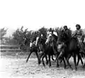 Native women on horseback, 1912