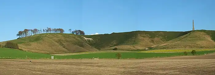 Cherhill White Horse and Landsdowne Monument