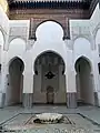 Main courtyard, looking southeast towards the mihrab of the prayer hall