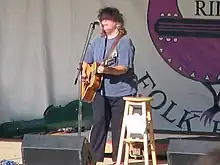 Cheryl Wheeler performing live at the Falcon Ridge Folk Festival in July 2006.