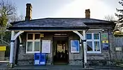 Chesham tube station main entrance