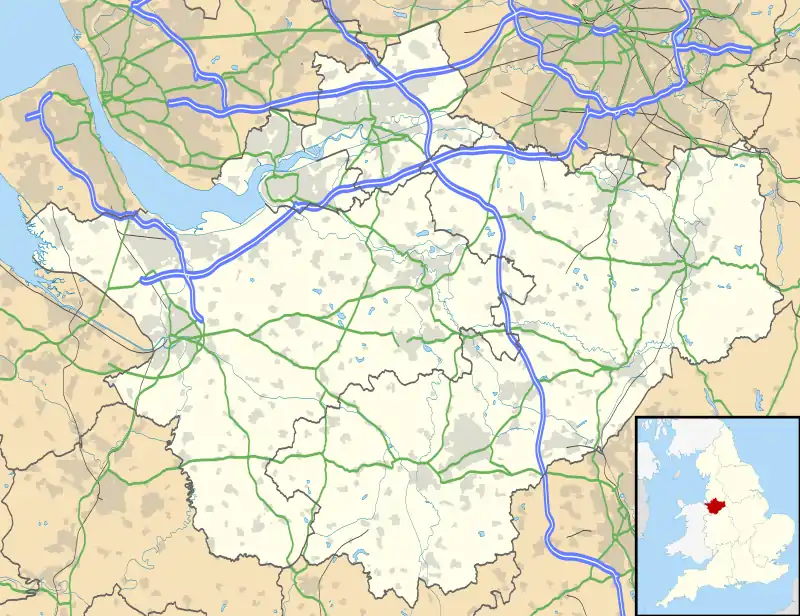 Macclesfield is located in Cheshire