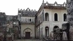 The inside gate of Chhatari Garhi