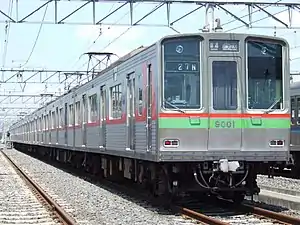 Chiba New Town Railway 9000 series in August 2007