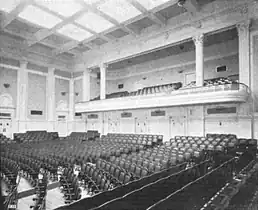 Inside Chickering Hall c. 1903