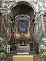 Main altar with the painting of Pietro Novelli depicting the Immaculate