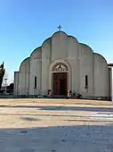 Frontage of an art-nouveau church