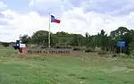 Childress welcoming sign