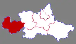 Location in Tai'an