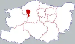 Location in Zhengzhou