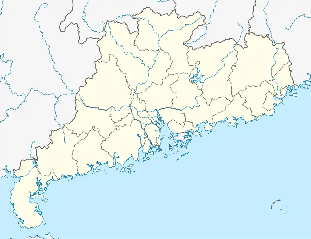 Xuwen is located in Guangdong